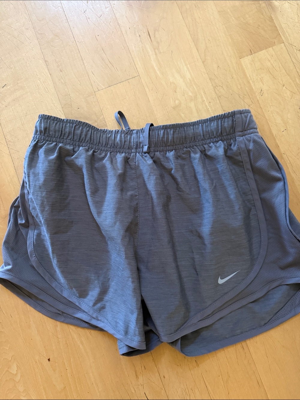 Nike Girls' Heather Blue Athletic Shorts
